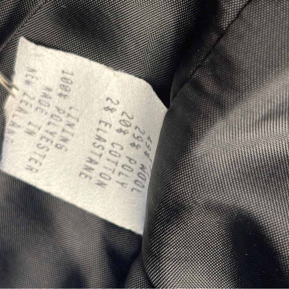 Newport Studio‎ Tweed Fringe Jacket Knit Sleeve Career Chic Medium - Picture 5 of 8